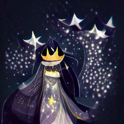 The Queen of the night and her cloak of stars