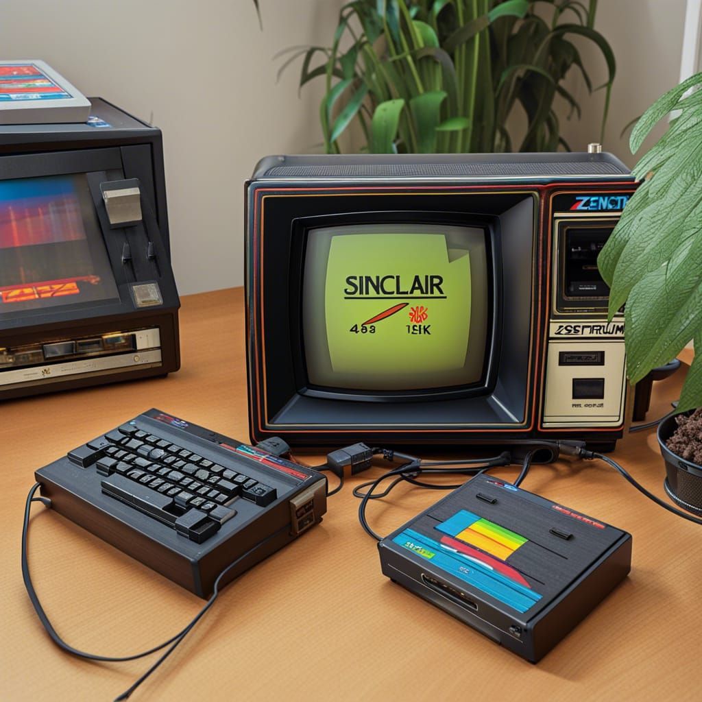 Sinclair zx-spectrum 48k  by @AoftheB