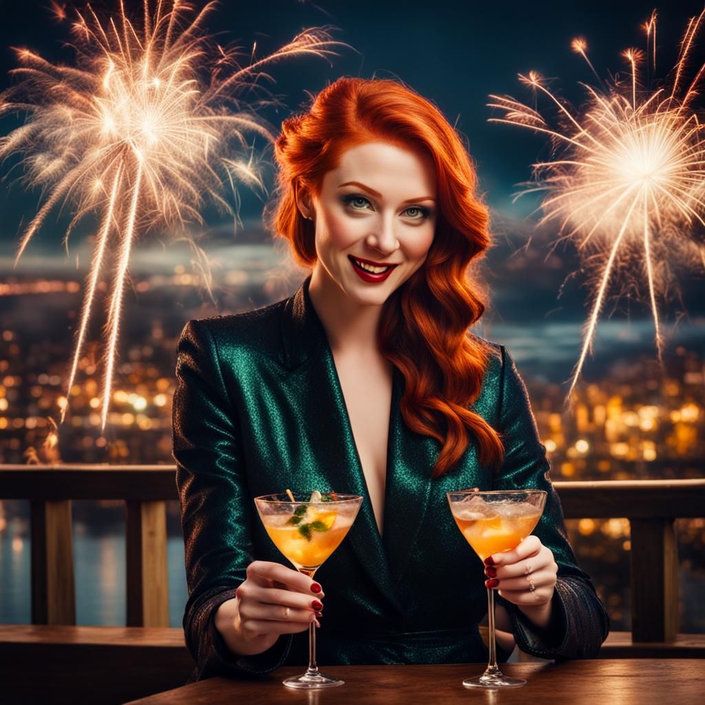 Shall We Make a Toast?  by @AI Gratia Artis