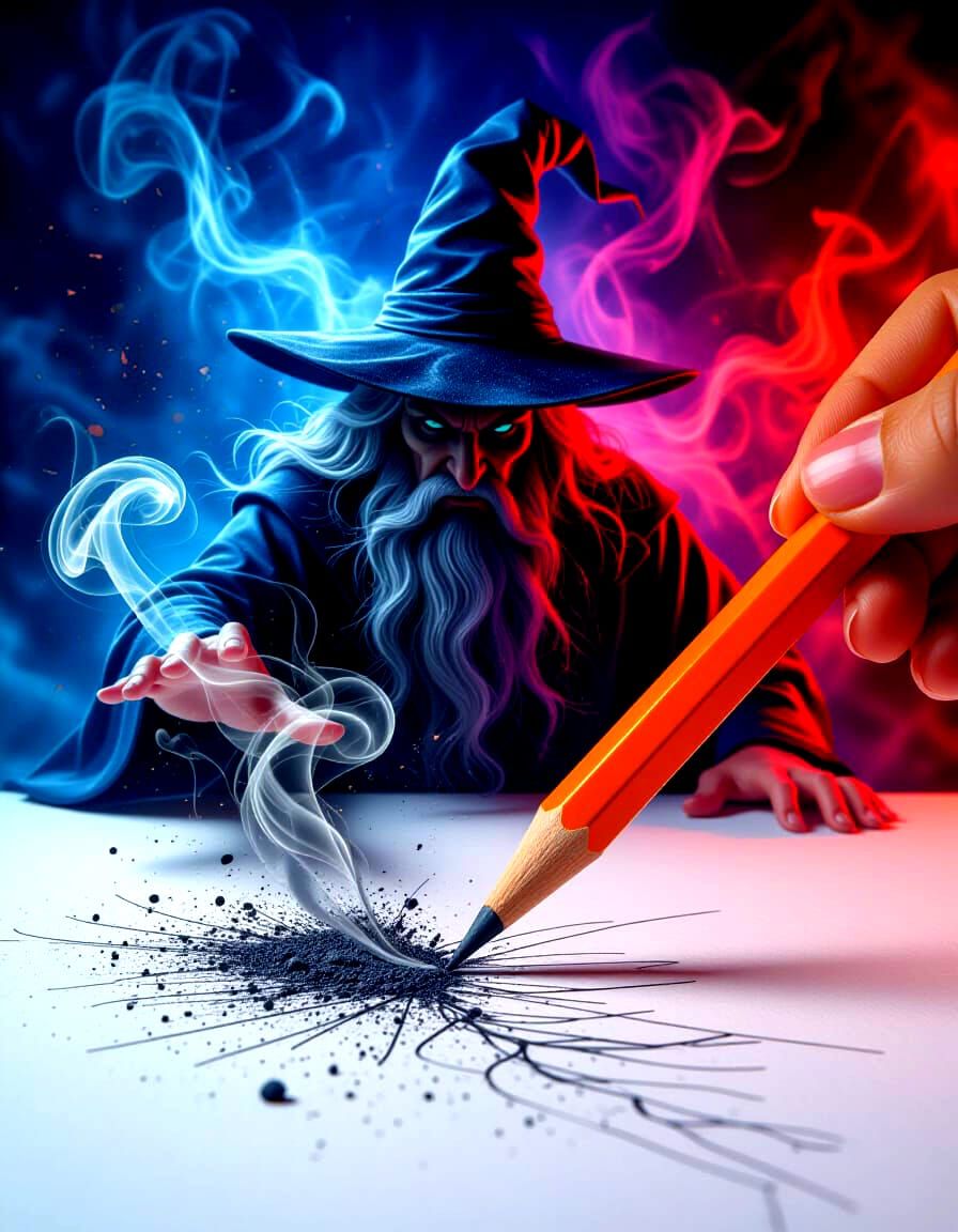 Making a magical masterpiece with a little help…