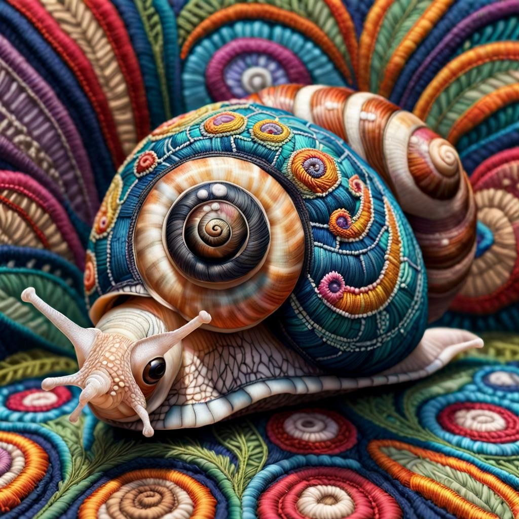 Adorable Alien Snail.