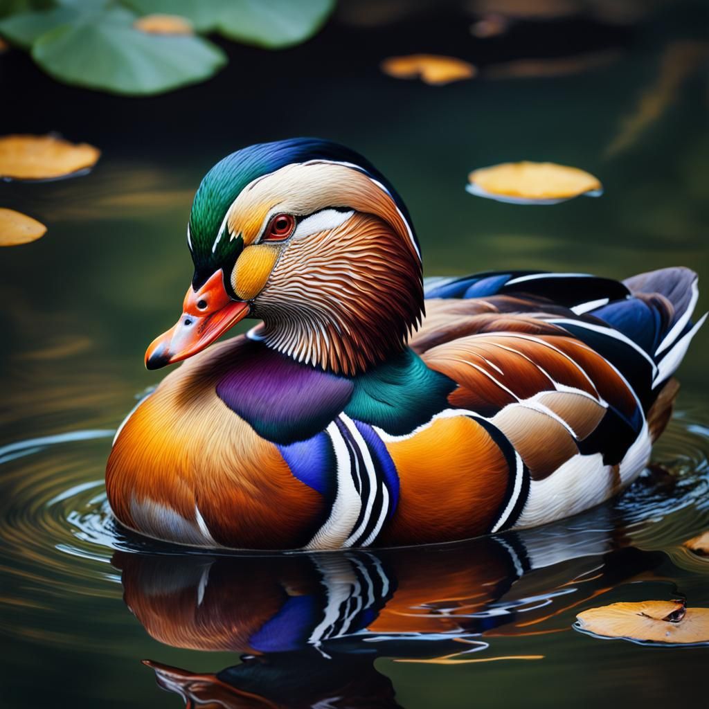 Mandarin Duck Animated