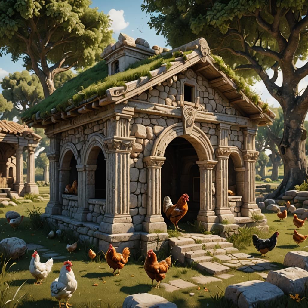 Roman Chicken Coop