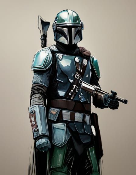 The mandalorian - AI Generated Artwork - NightCafe Creator