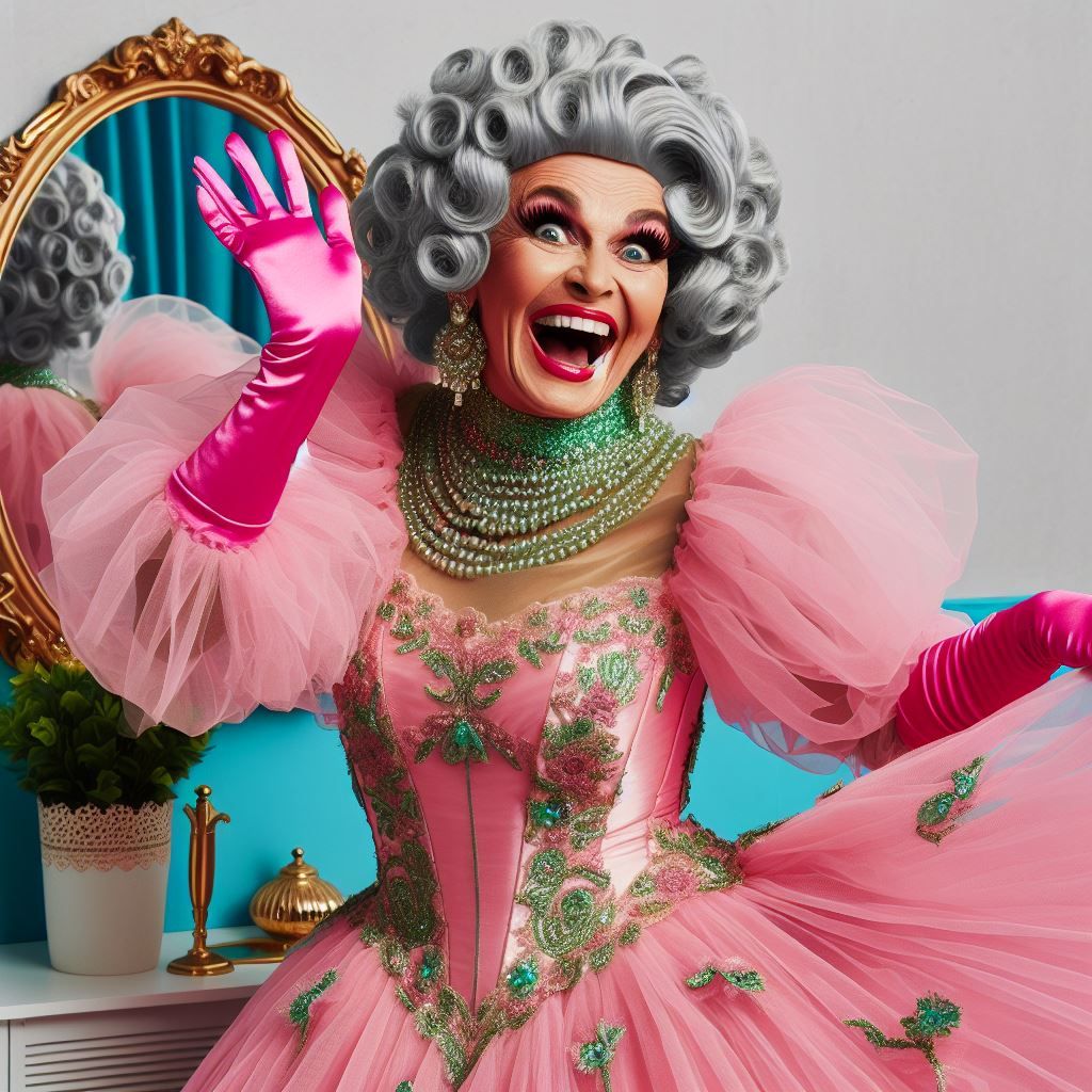 APRIL FOOLS DAY JOKING FUNNY PRANKS - POMPÖÖS Couture Living in a Satin Wonderland of Sissy Satin Dresses, Sissy Satin G...