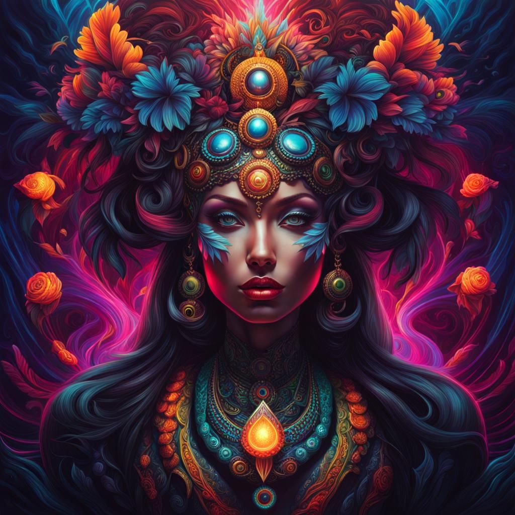 Live psytrance set dark sensual