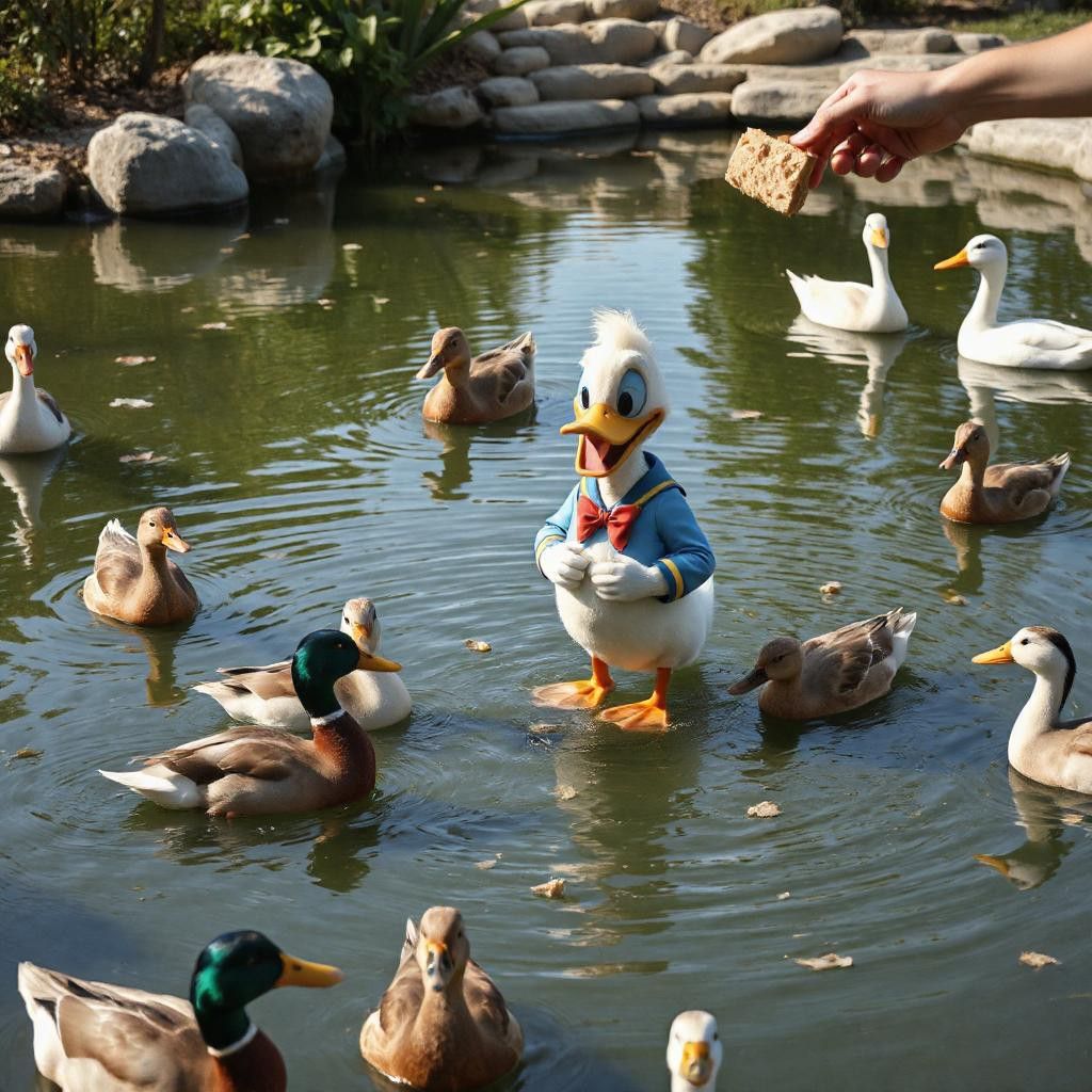 Donald Duck meets his family 2