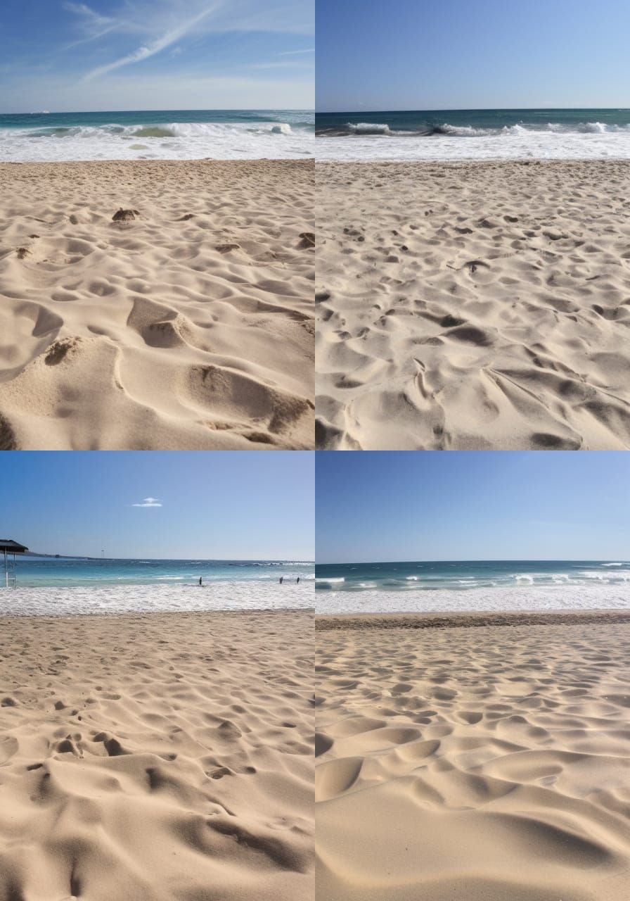 The beach