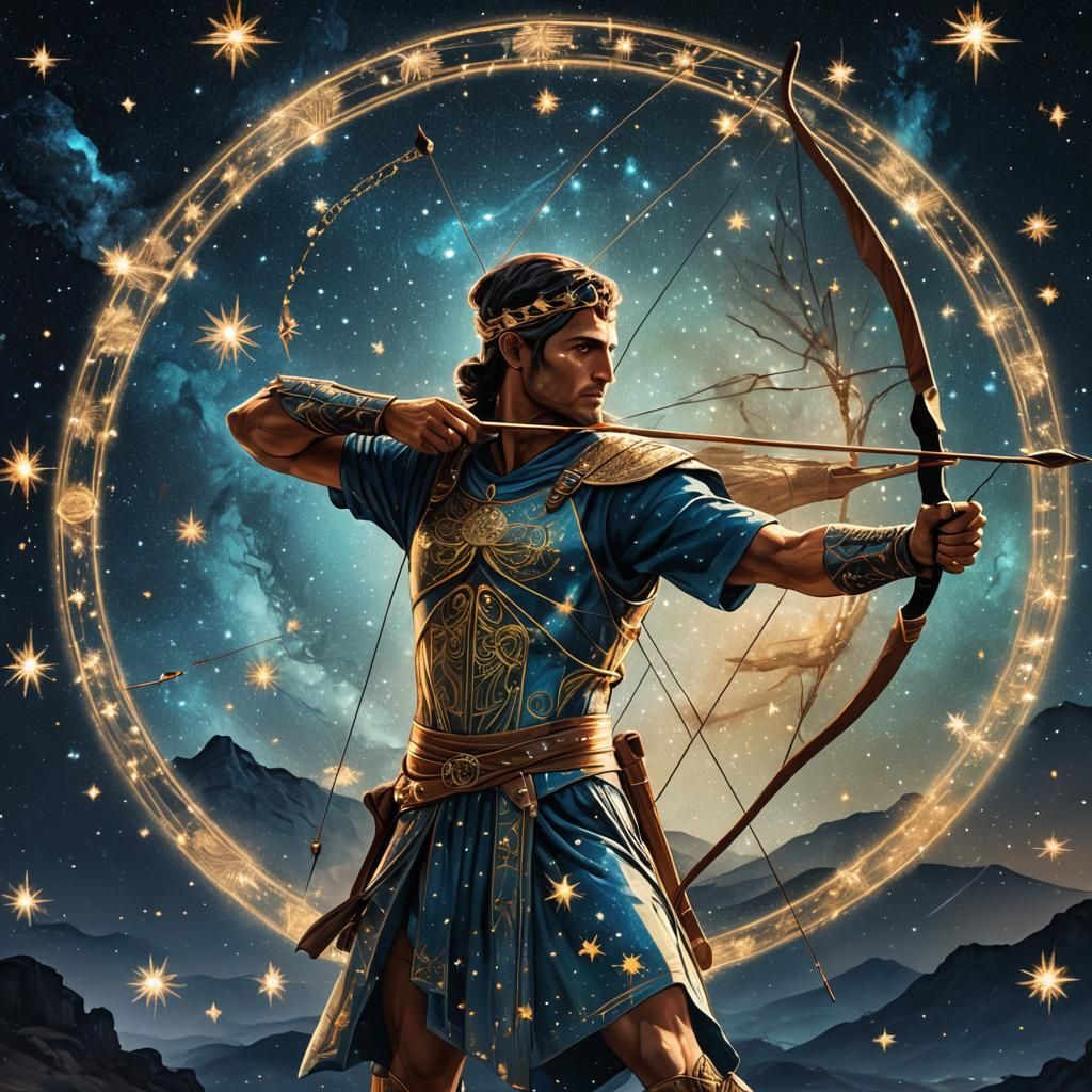 Zodiac: Sagittarius  by @Kallistratia