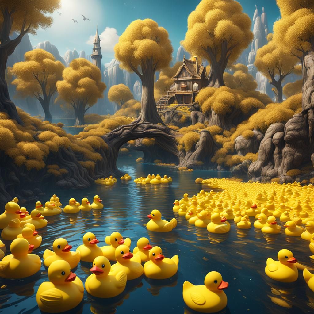rubber ducks invasion