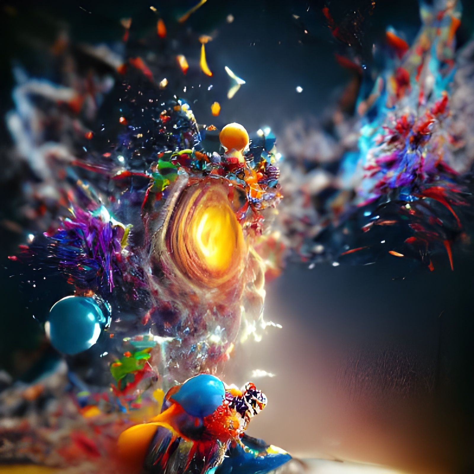 The Birth of The Universe - AI Generated Artwork - NightCafe Creator