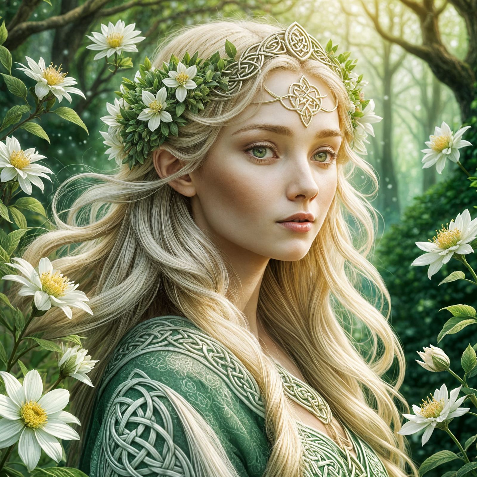 Celtic Goddess Eriu  by @Soynuts