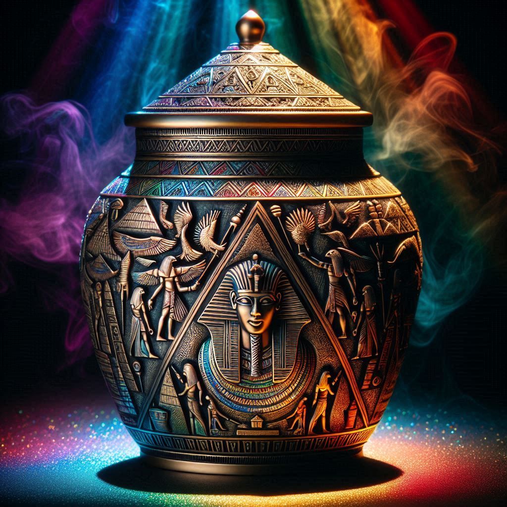 Canopic Jar Egyptian Pyramid