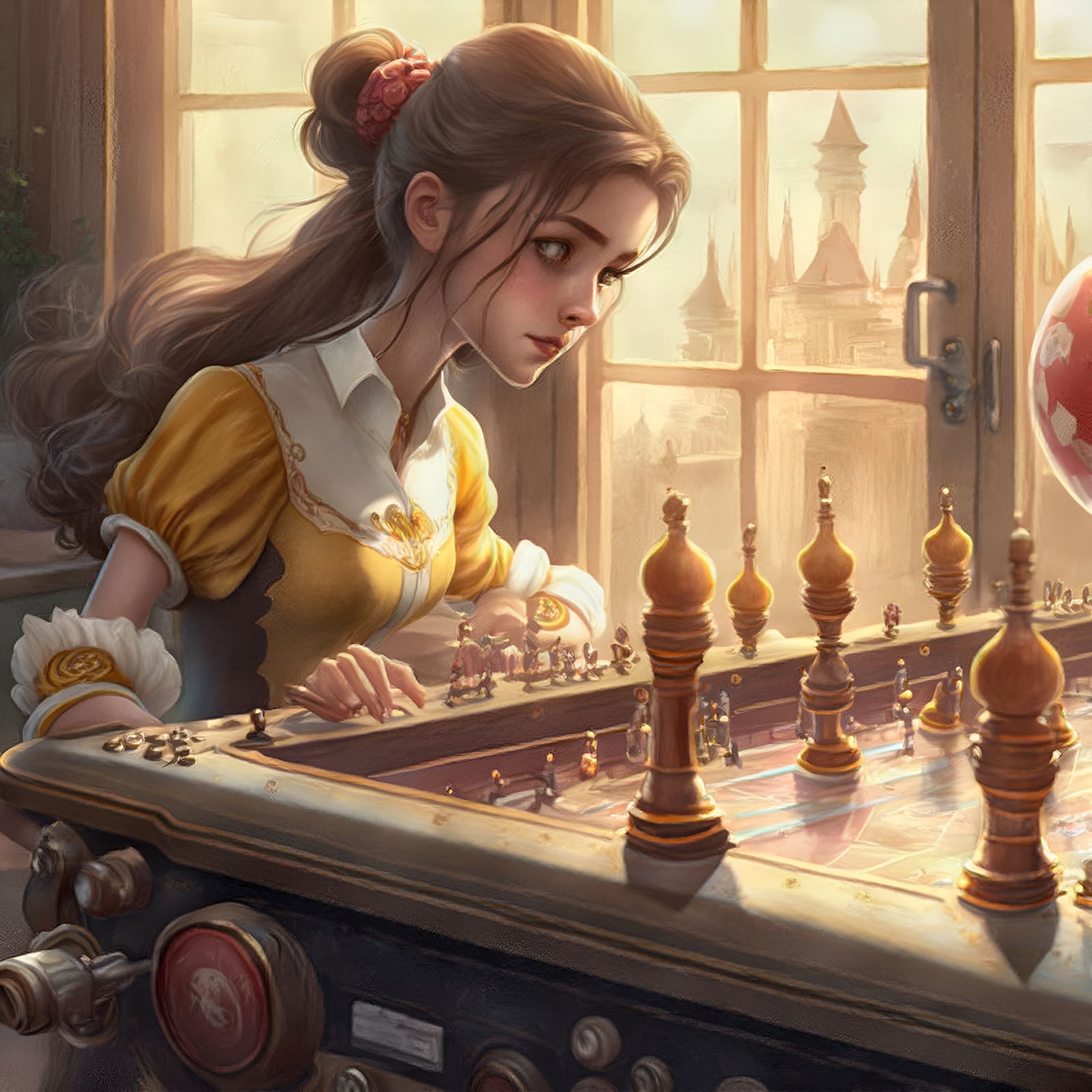 Daily Midjourney Princess Sports: Foosbelle