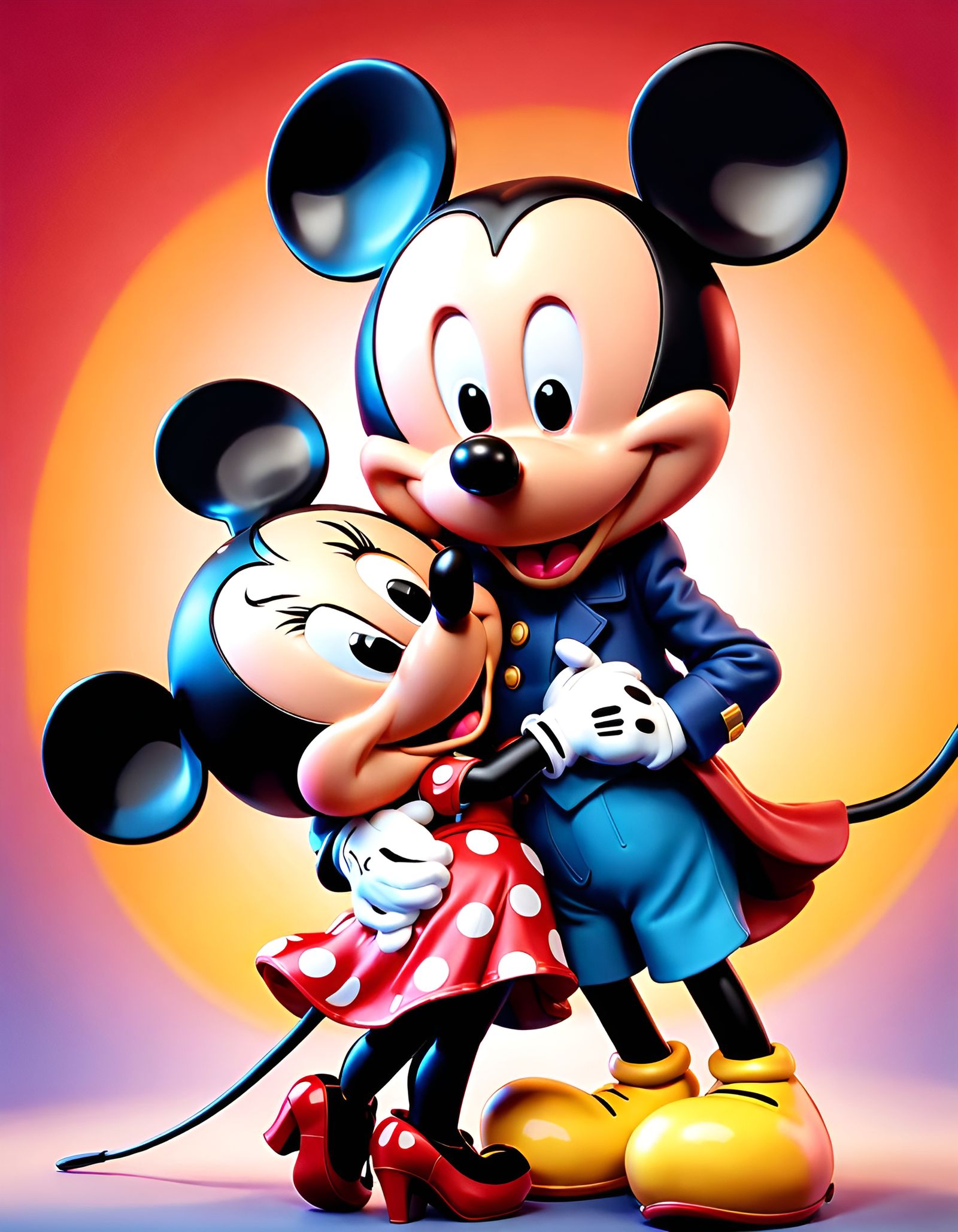 Mickey ️ Minnie - AI Generated Artwork - NightCafe Creator