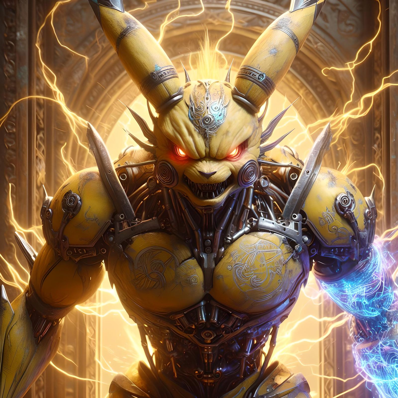 Evil Mechanical Pikachu