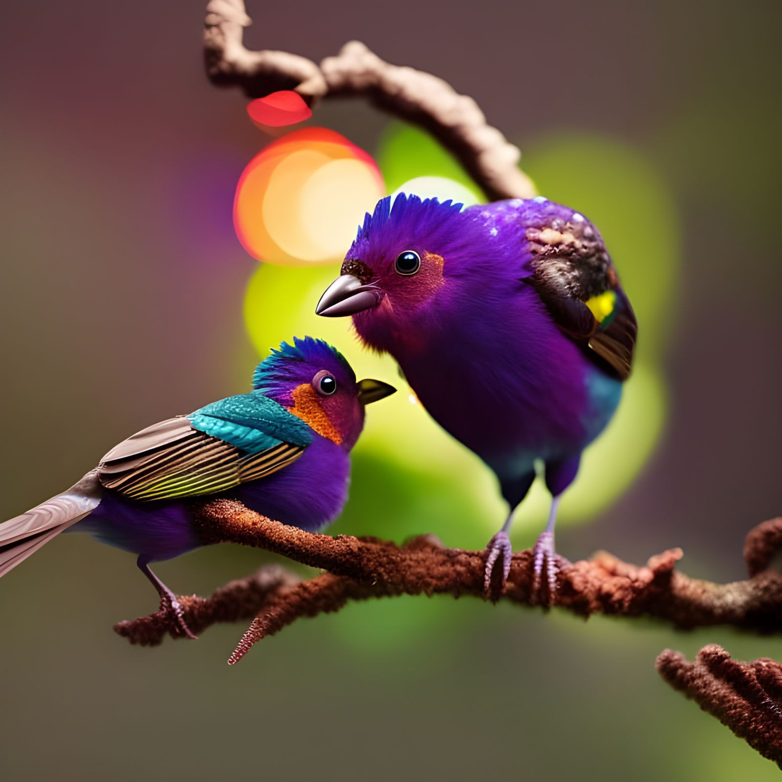 Purple Robins