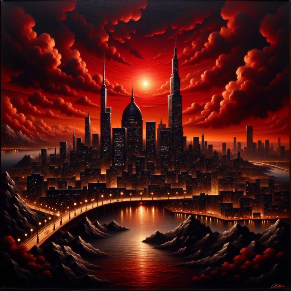 red black  by @Quibbles