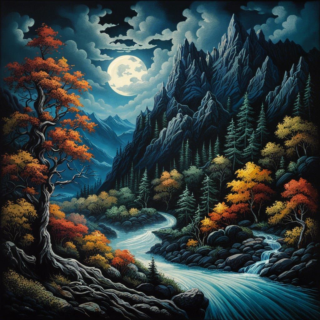 Mountain Landscape  by @RubyKane