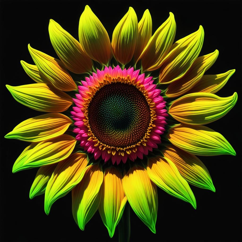 neon sunflower