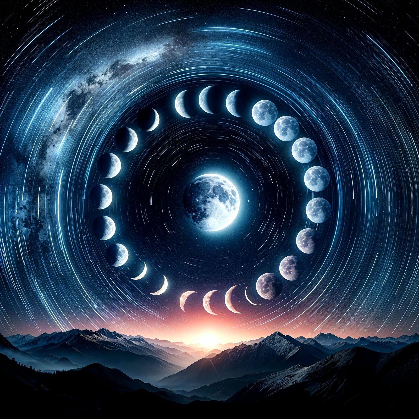 phases of the moon  by @MindWeather