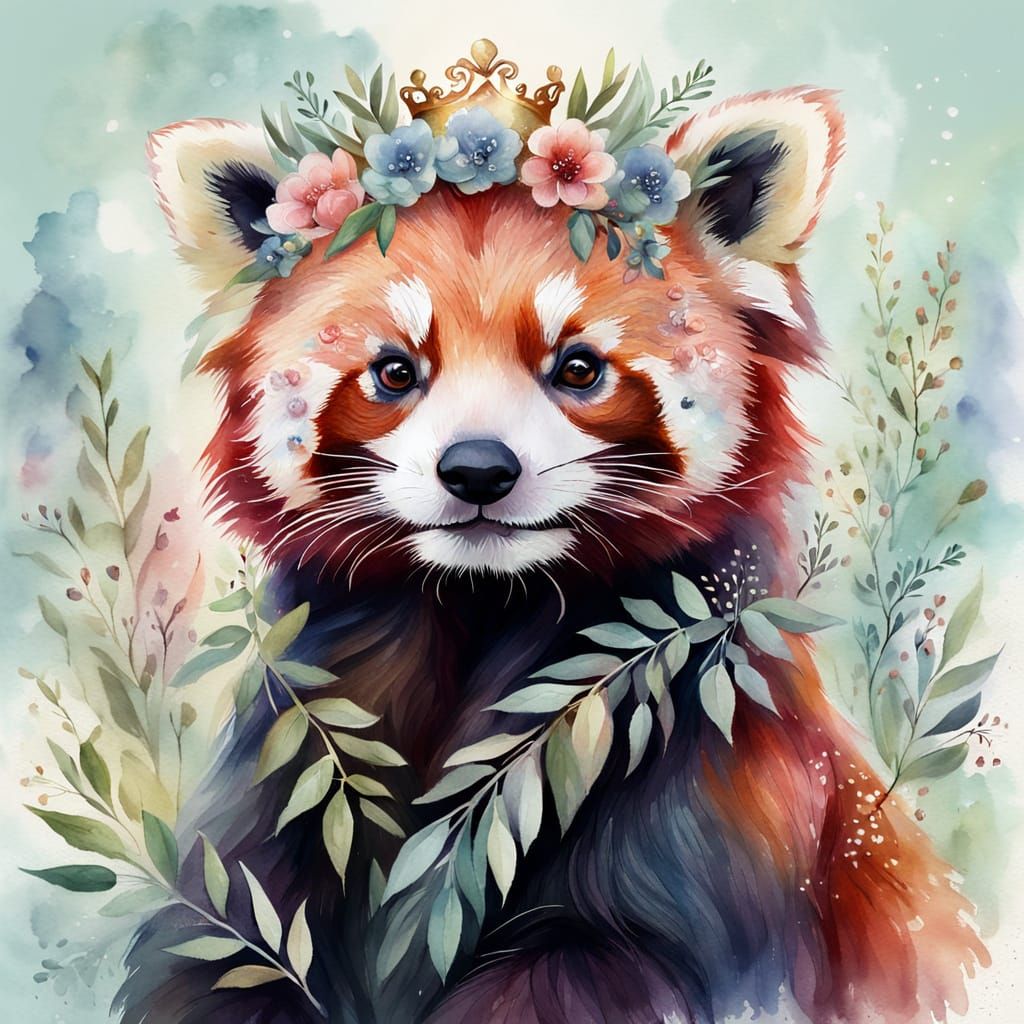 “A red panda”  by @Rising Phoenix