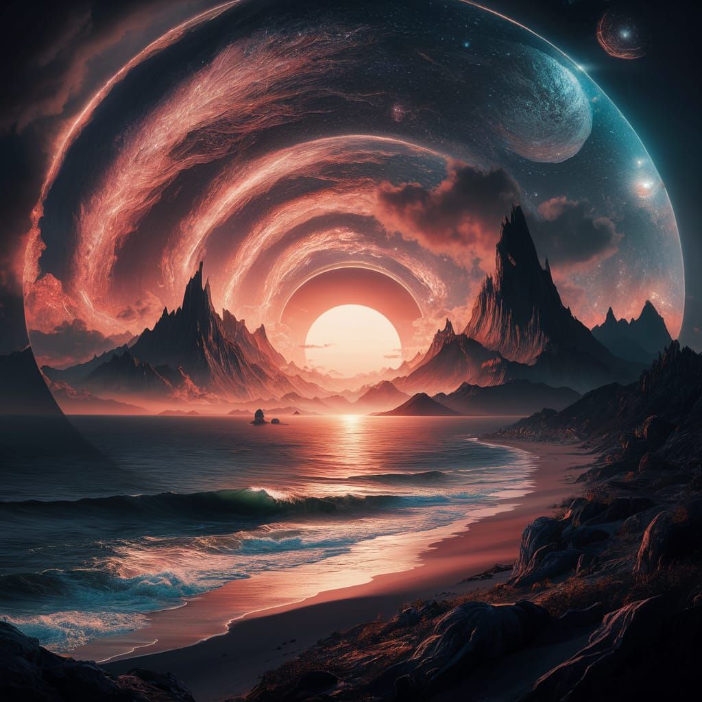 Sea and Sky  by @The Banished Brother 