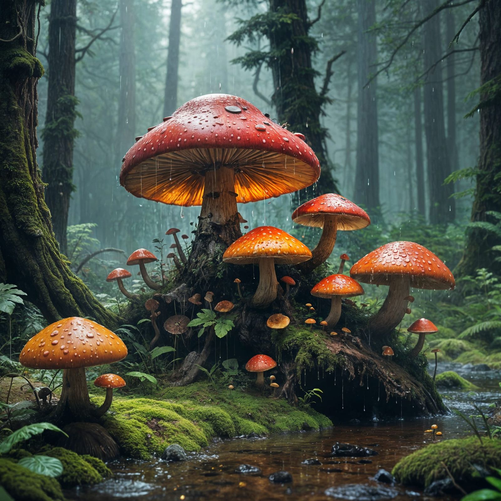  mushroom family   by @The GeGen