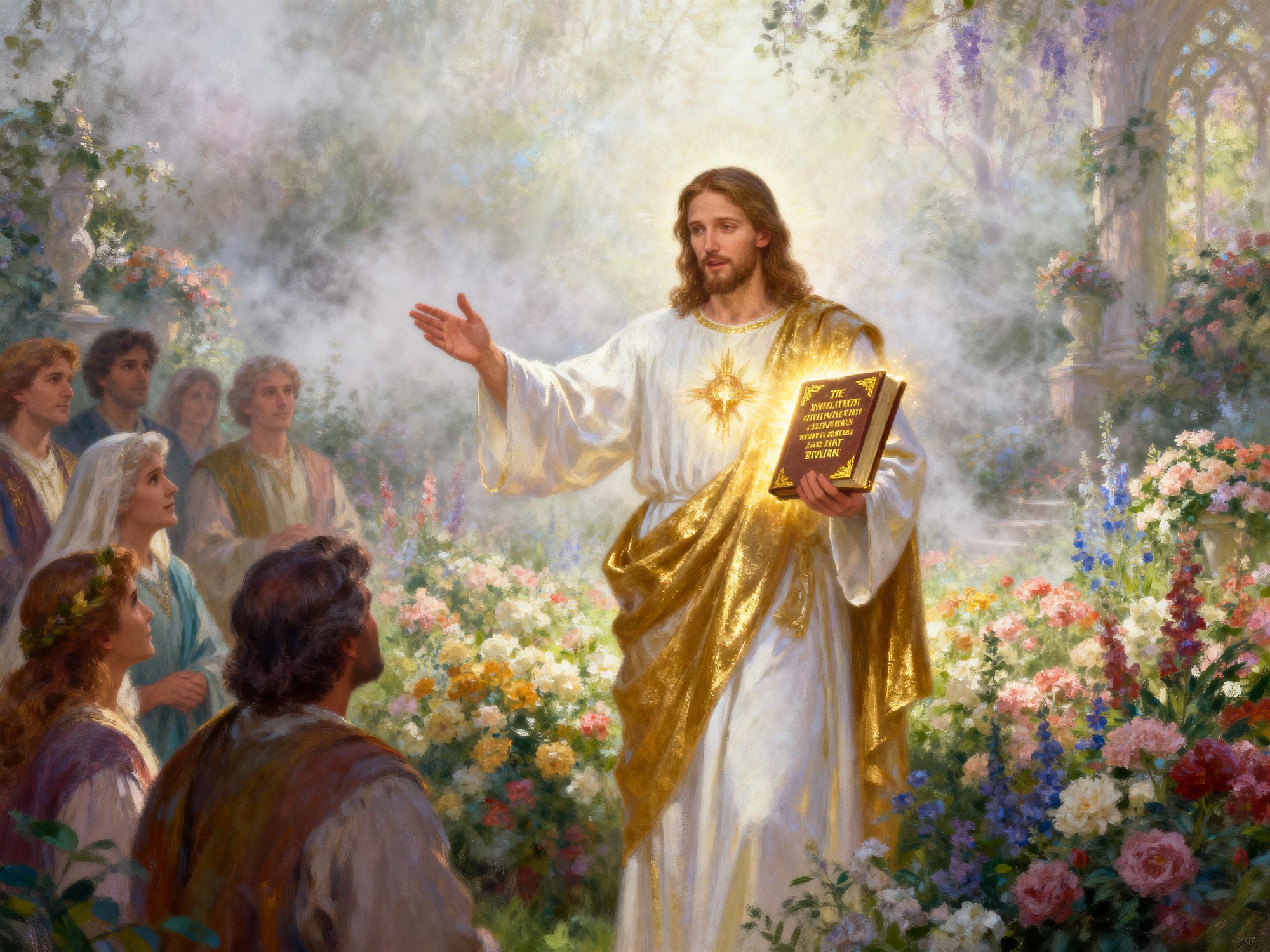  Jesus explaining the words 
