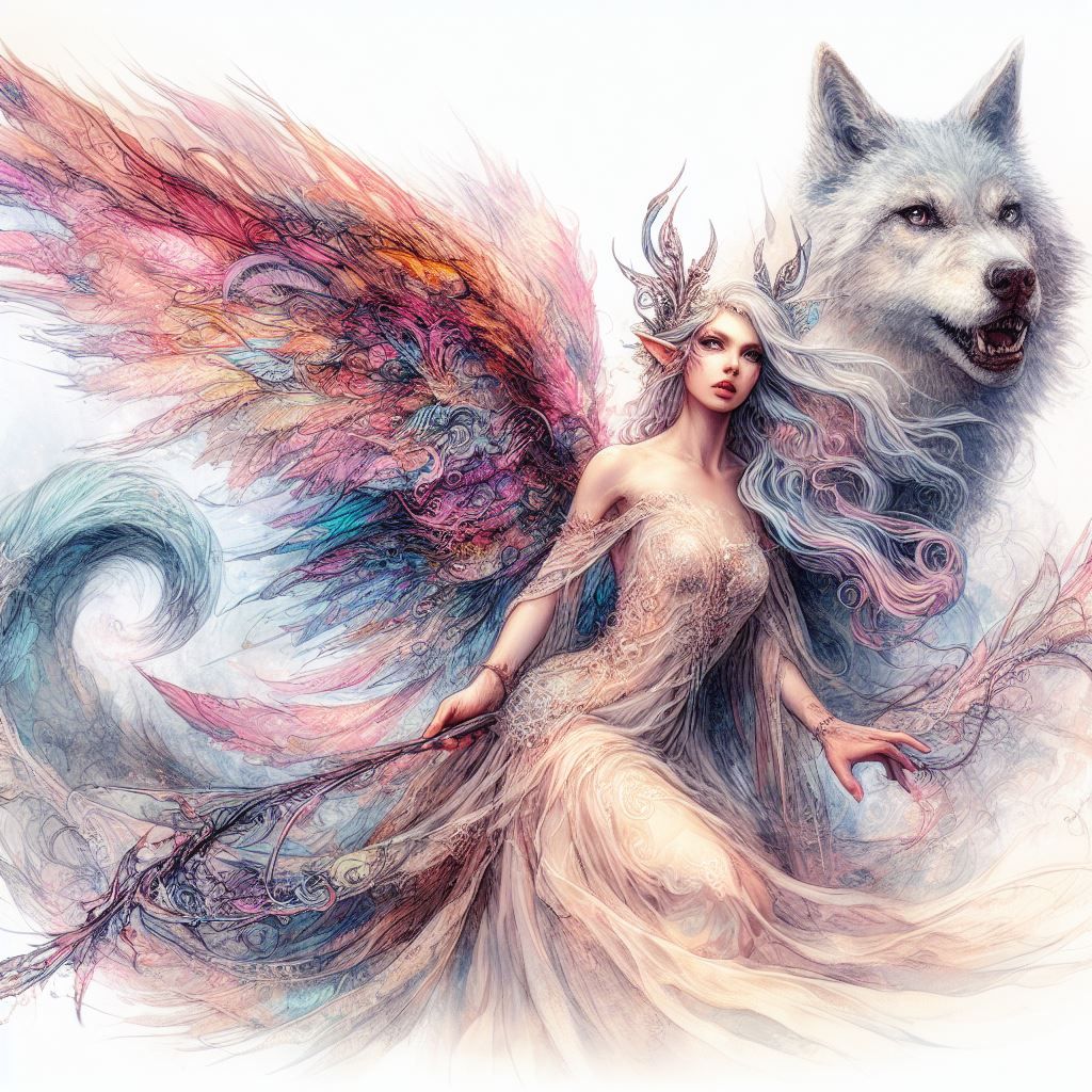 Fairy Wolf Witch