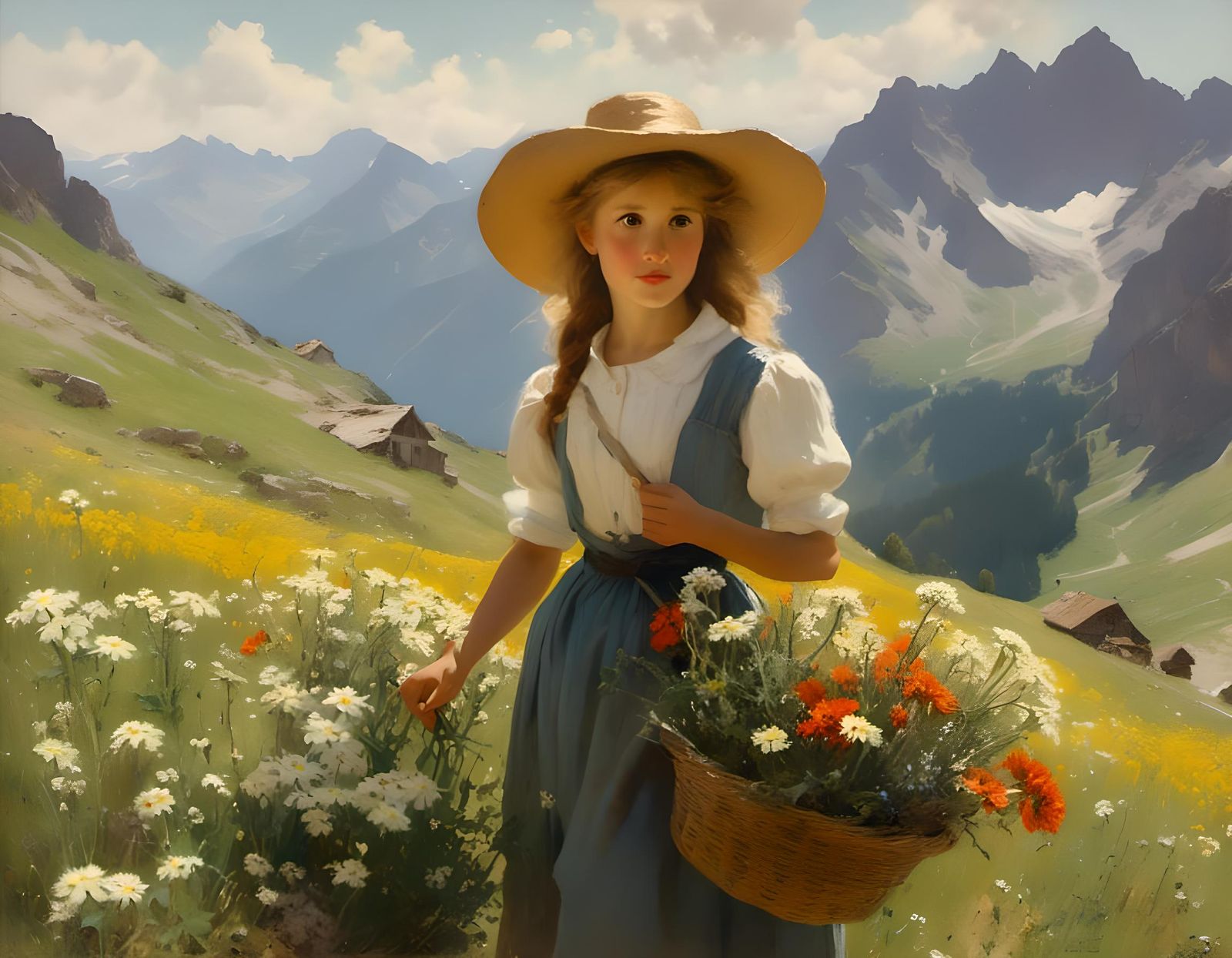 "Il faut toujours des fleurs à la maison."