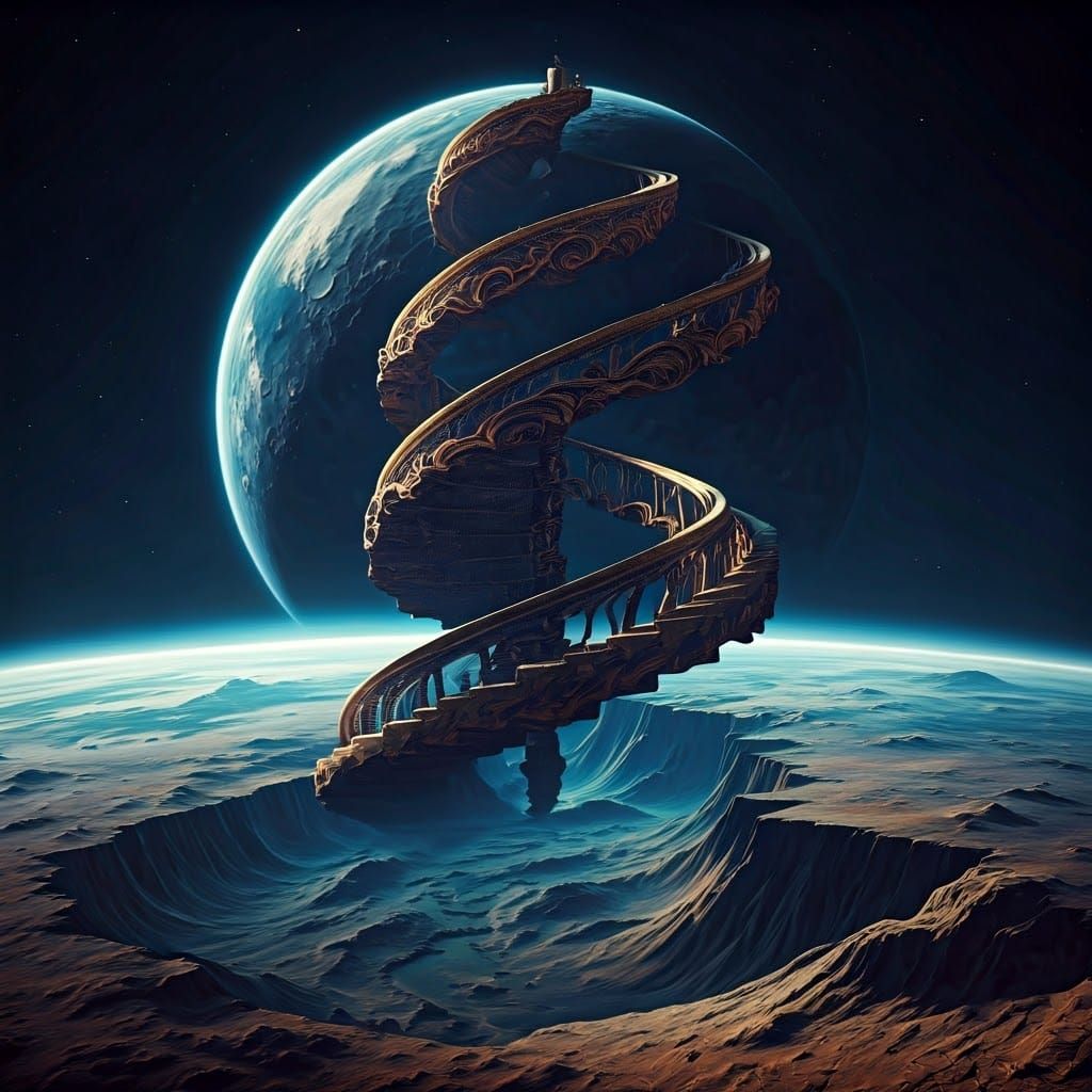 Stairway to the Moon: A Fantasy Concept