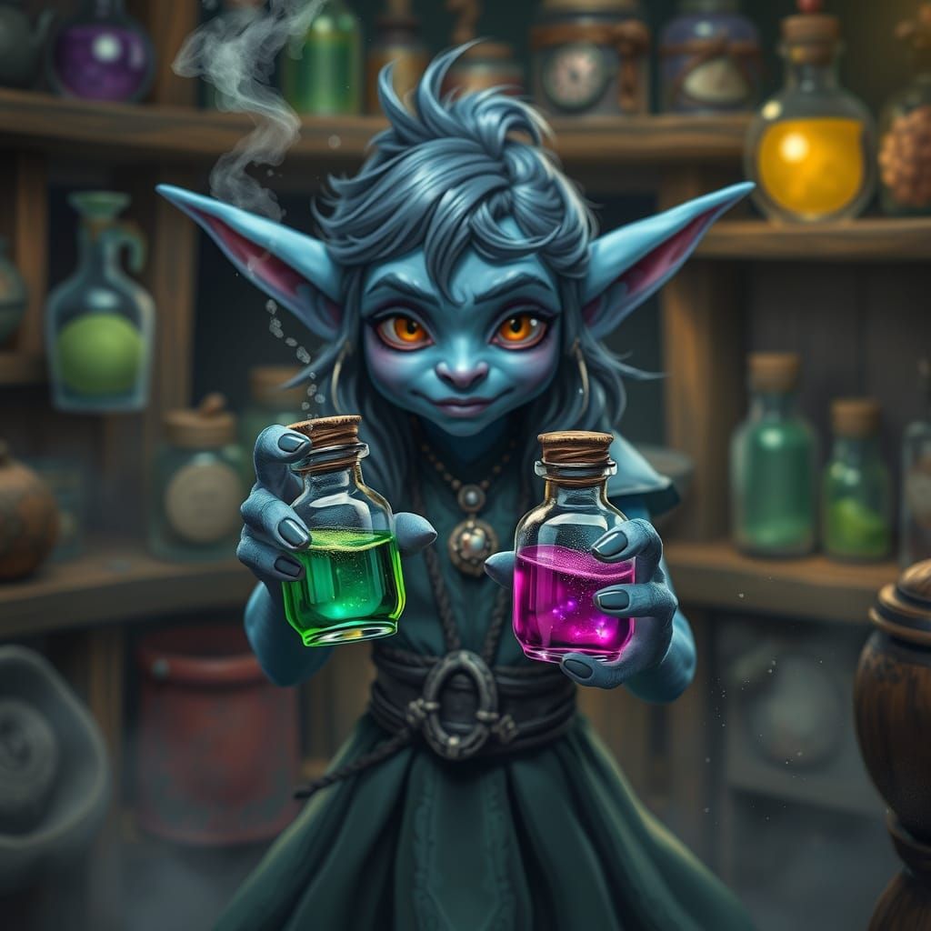 Megglewort the Potion Brewer