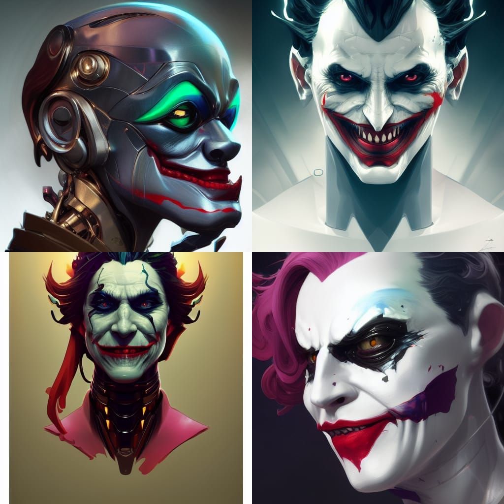 Joker AI Generated Artwork NightCafe Creator
