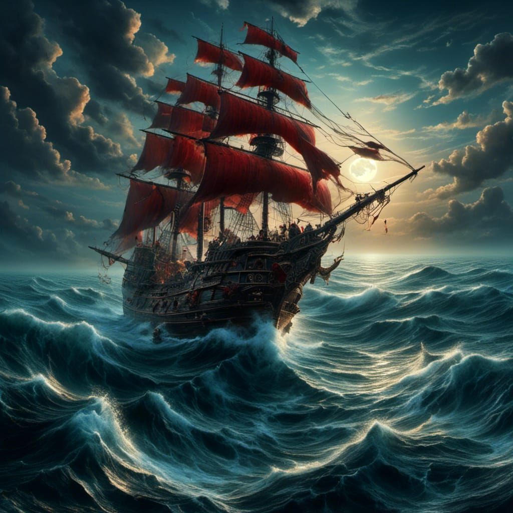 Flying dutchman  by @Quailin