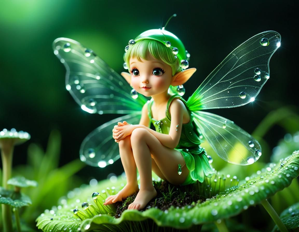 macro little fairy 