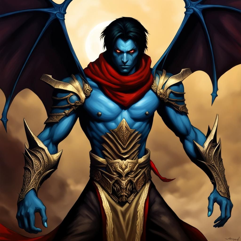 Raziel- Destroyer of Kain - AI Generated Artwork - NightCafe Creator