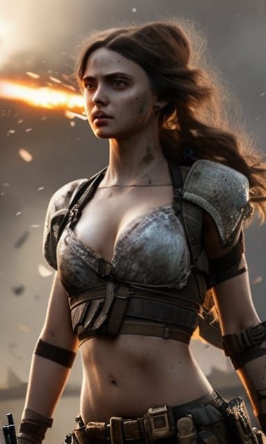 Post-Apocalyptic Warrior girl 326