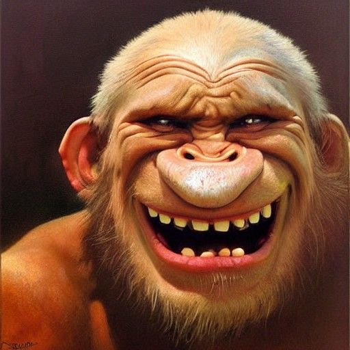 Really ugly troll face
