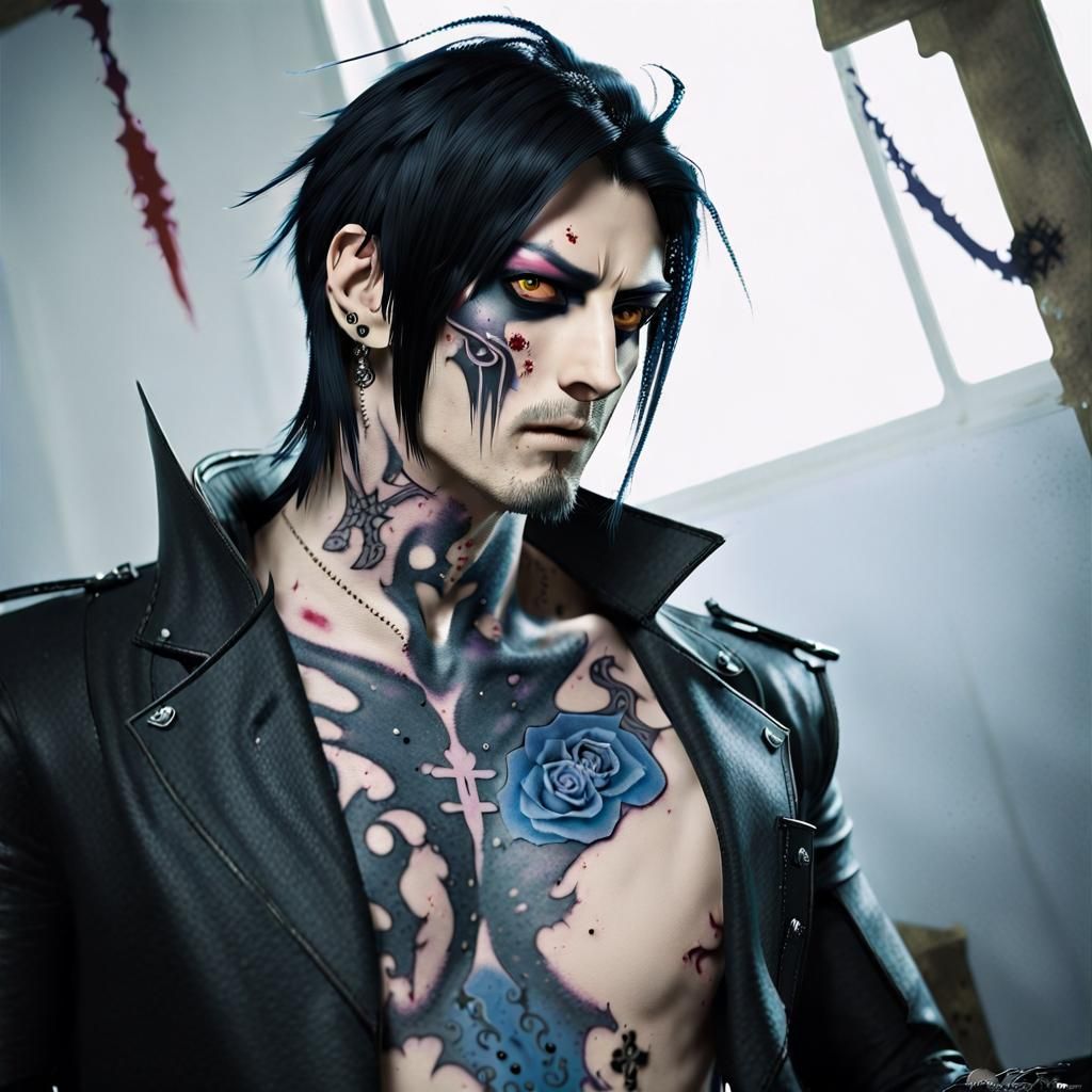 Unconventional Gothic-Emo design..