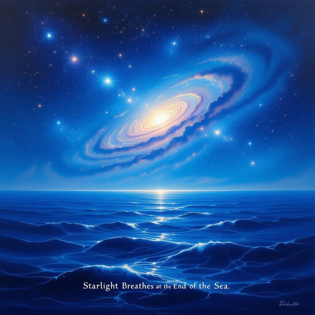 《銀藍之夢，宇宙的呢喃》