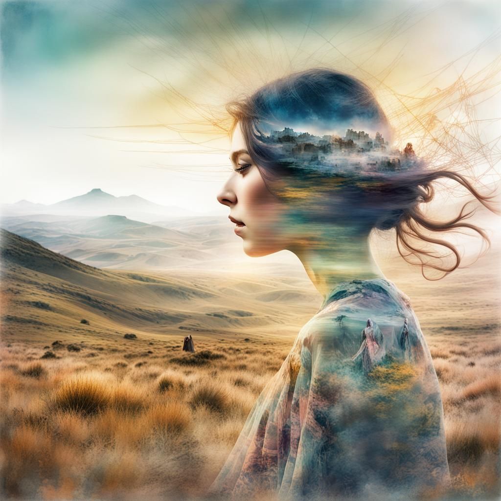 The mountains and her memories   by @Linds