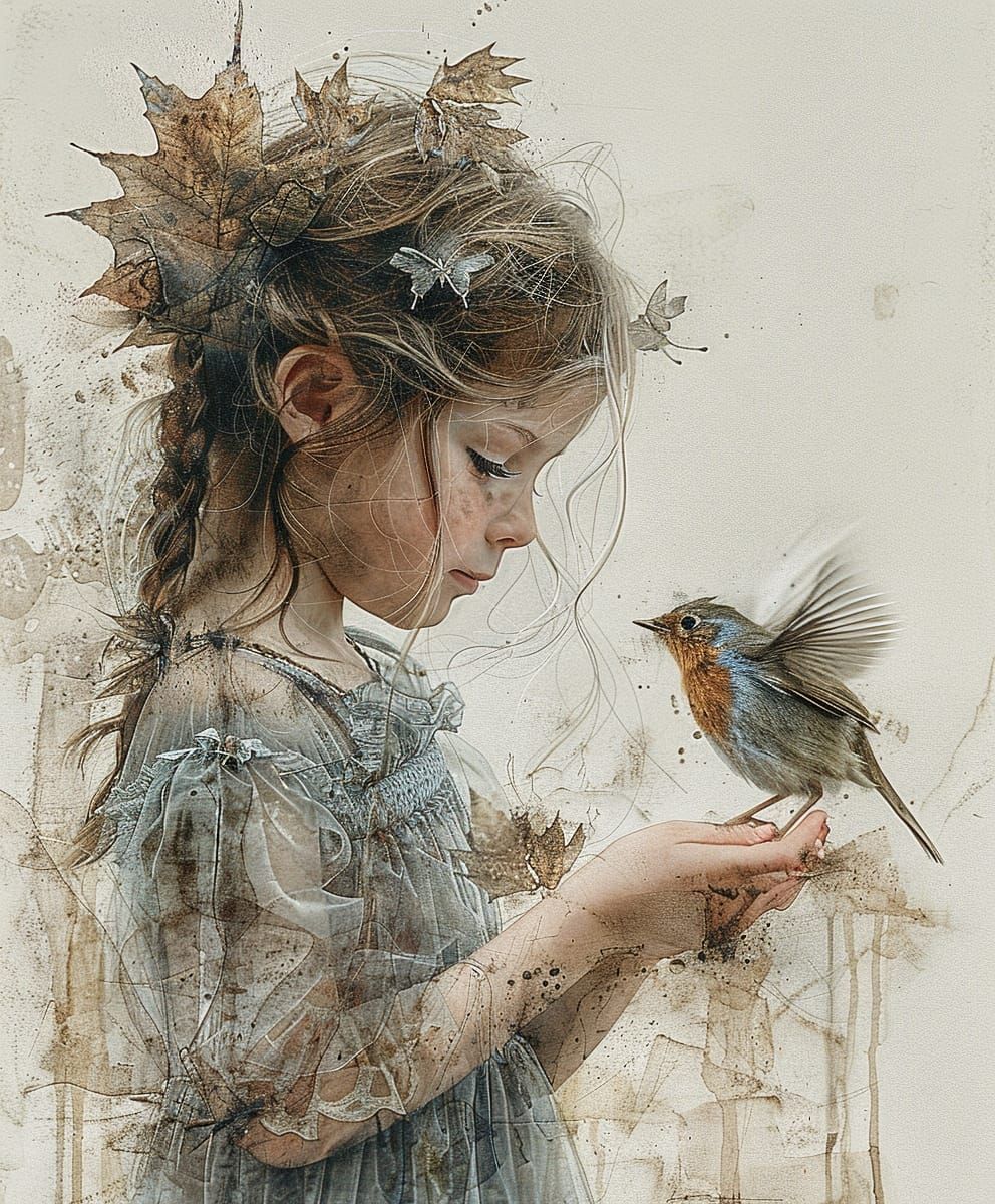 Girl & Bird