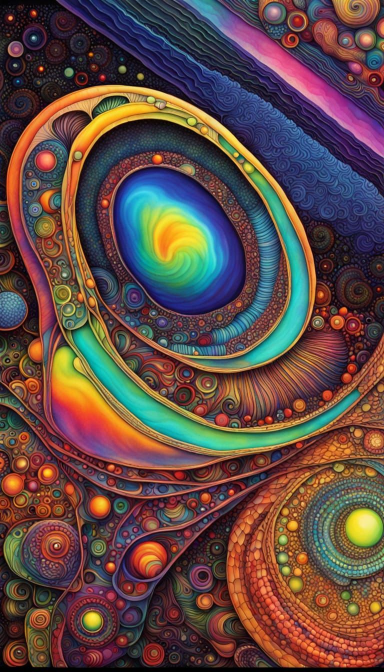 Zentangle Iridescent Masterpiece Extrapolate and ... - AI Art