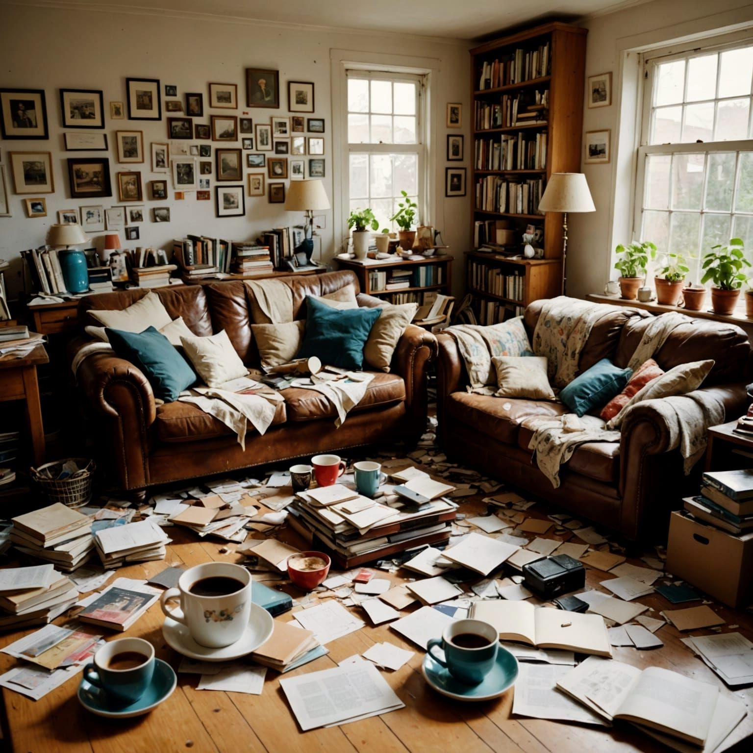 A messy house  by @argentino 