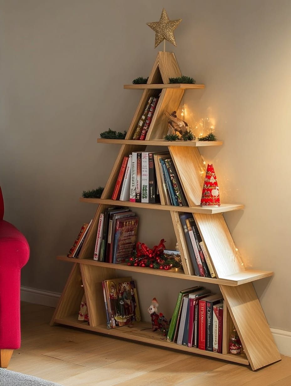 Christmas Tree Bookcase