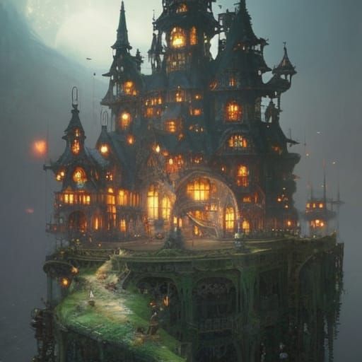 Floating castle
