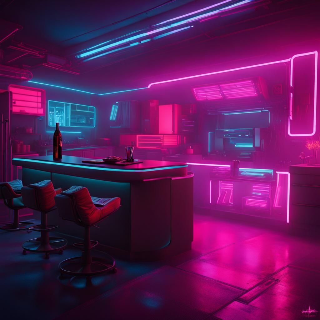 A Cool Kitchen AI Generated Artwork NightCafe Creator a-cool-kitchen-ai-generated-artwork-nightcafe-creator