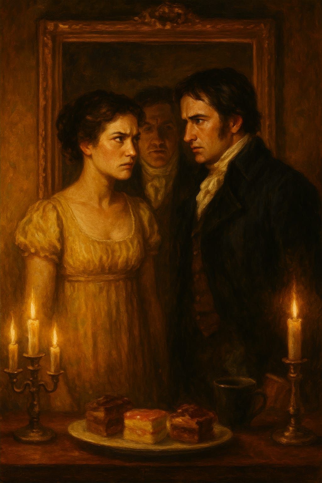 Elisabeth and Mr. Darcy full of Pride and Prejudice