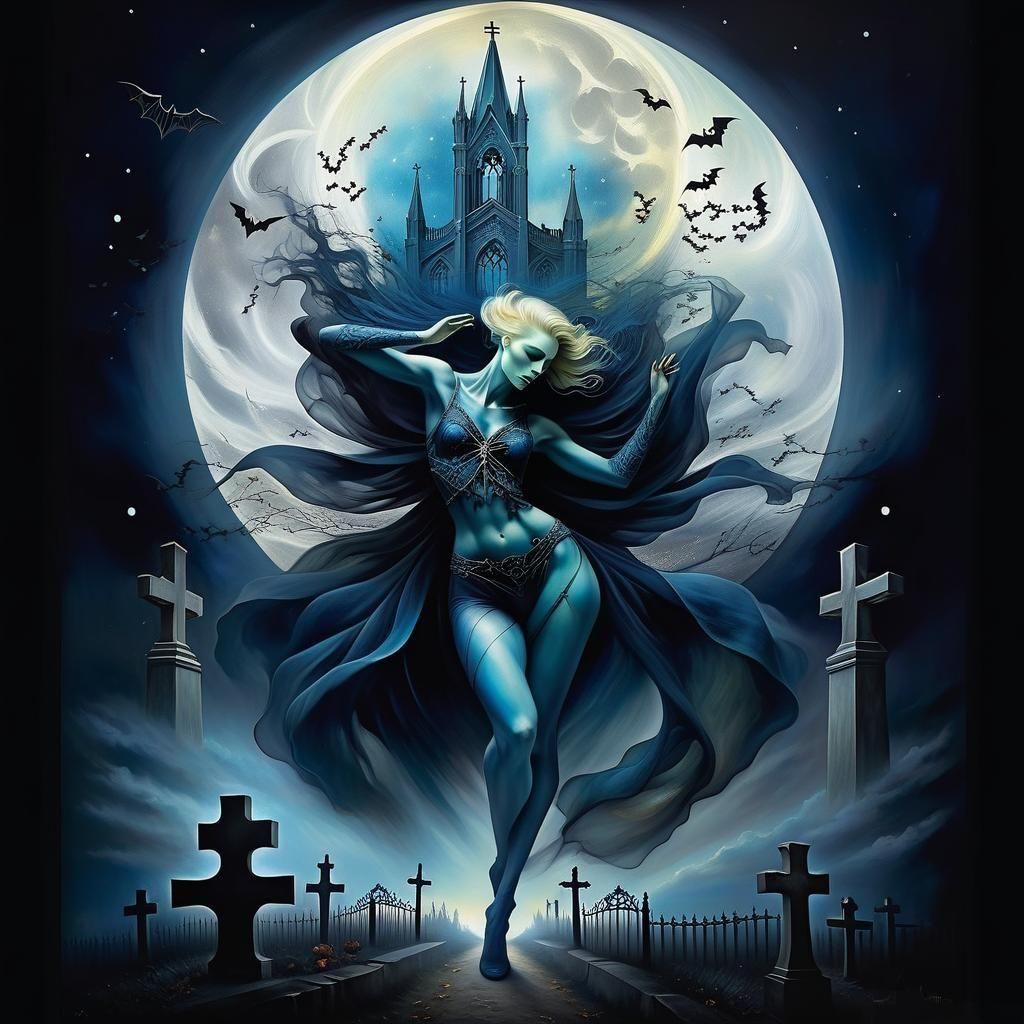 Dancing for the dead  by @Crystalline